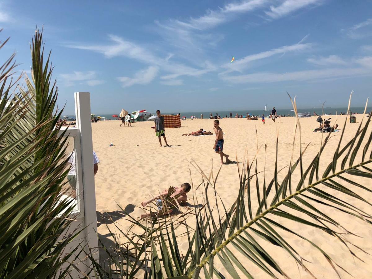 Panoramic View On Beach, Ships, Sea - Place To Be Oostende Exterior foto